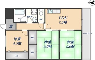 エスペランサの物件間取画像